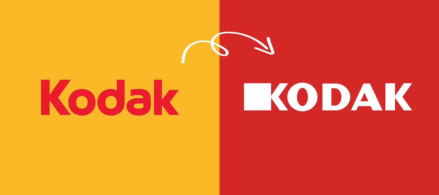 old kodak logo redesign